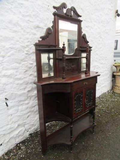 SOLD Edwardian mahogany mirror back sideboard 19th century Antique Furniture 4