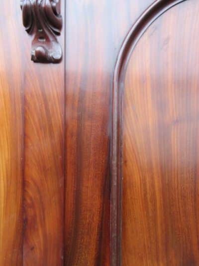 SOLD Early Victorian three door figured mahogany. - Image 4