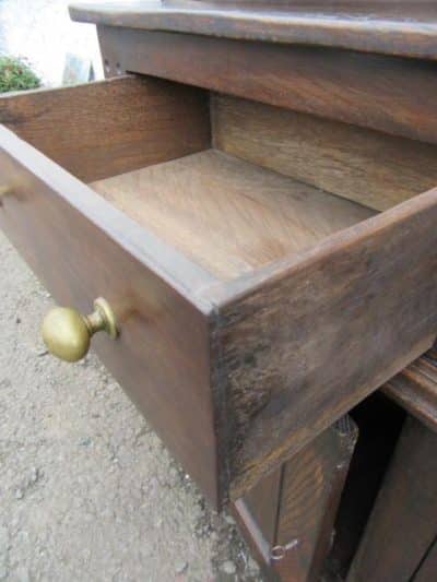 SOLD Georgian oak plate back dresser - Image 4