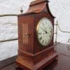 Georgian mahogany pagoda top double fusee bracket clock - Image 3