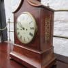Georgian mahogany pagoda top double fusee bracket clock - Image 4