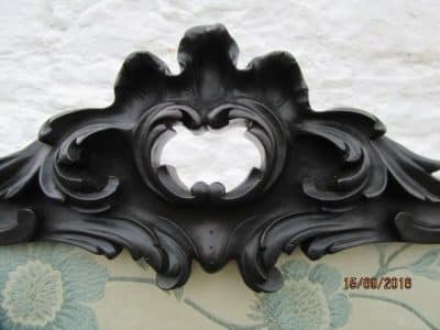 SOLD Victorian carved rosewood and tapestry fire screen - Image 6