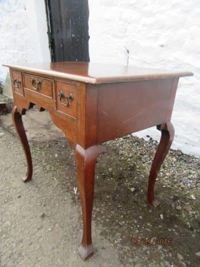 SOLD Georgian mahogany lowboy 18th Cent Antique Tables 6