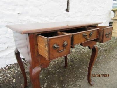SOLD Georgian mahogany lowboy 18th Cent Antique Tables 5