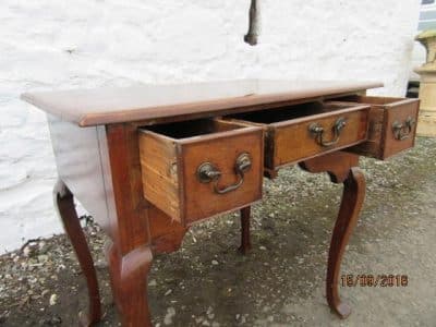 SOLD Georgian mahogany lowboy - Image 3