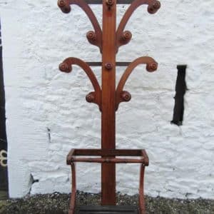 Victorian mahogany hat and coat stand 19th century Antique Furniture