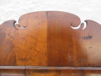 Georgian burr walnut dressing mirror - Image 4
