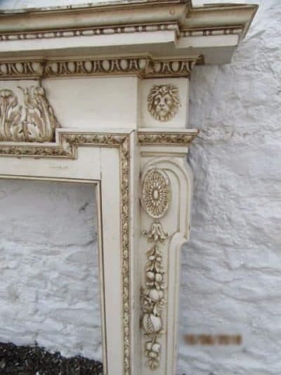 SOLD Regency pine-gesso fire surround - Image 2