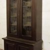 SOLD Victorian mahogany stained two door bookcase on base - Image 2