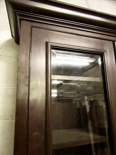 SOLD Victorian mahogany stained two door bookcase on base - Image 3