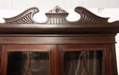 SOLD Victorian mahogany astragal glazed bookcase. 19th century Antique Bookcases 6