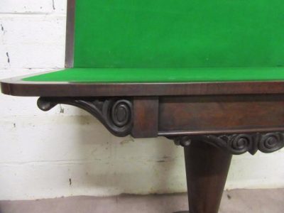 William 1V rosewood foldover card table. - Image 3