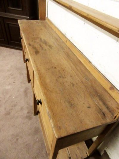 SOLD Georgian pine kitchen plate back dresser. 18th Cent Antique Sideboards, Dressers. 6