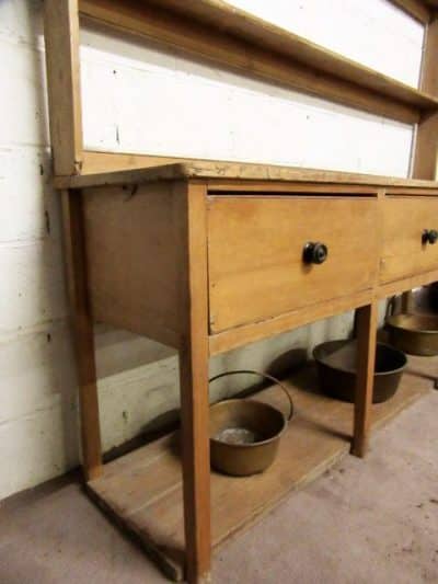 SOLD Georgian pine kitchen plate back dresser. - Image 3
