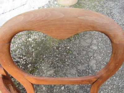 SOLD Set of six Victorian bergaire seated parlour chairs - Image 4