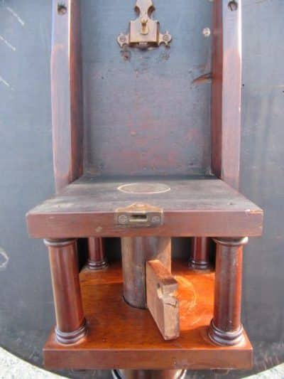 Georgian mahogany bird cage snap top table 18th Cent Antique Tables 5