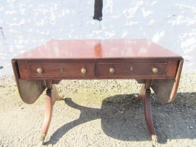 SOLD Georgian mahogany sofa table.