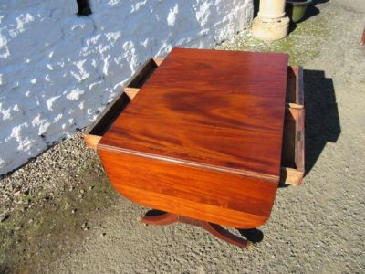 SOLD Georgian mahogany sofa table. 18th Cent Antique Tables 4