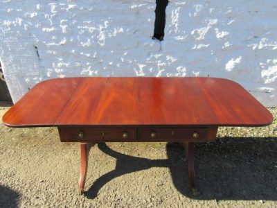 SOLD Georgian mahogany sofa table. 18th Cent Antique Tables 5