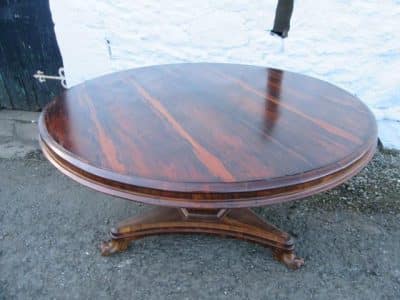 SOLD Victorian rosewood tilt top centre table. 19th century Antique Furniture 4
