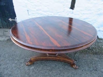 SOLD Victorian rosewood tilt top centre table. - Image 2