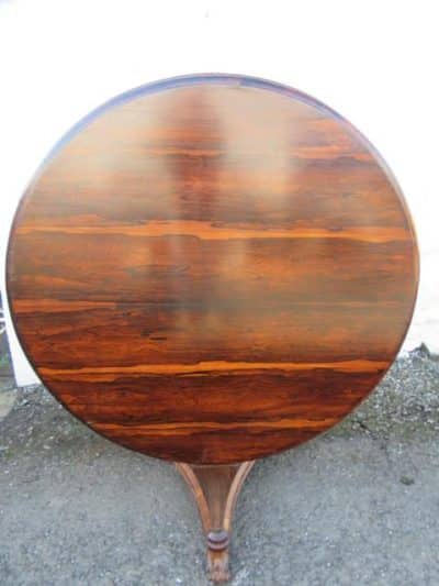 SOLD Victorian rosewood tilt top centre table. 19th century Antique Furniture 3