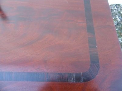 William 1V rosewood fold over card table. - Image 4