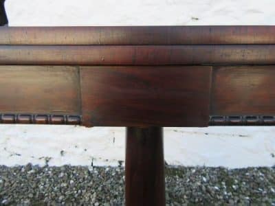 Regency rosewood foldover card table. 19th century Antique Tables 6
