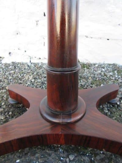 Regency rosewood foldover card table. - Image 5