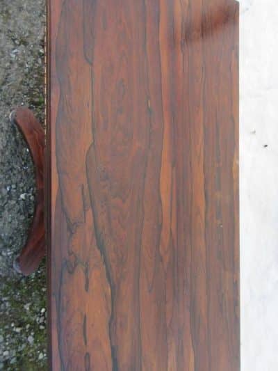 Regency rosewood foldover card table. - Image 3