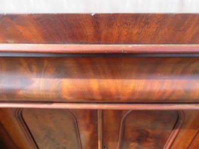 SOLD Victorian mahogany four door splash back sideboard 19th century Antique Furniture 8