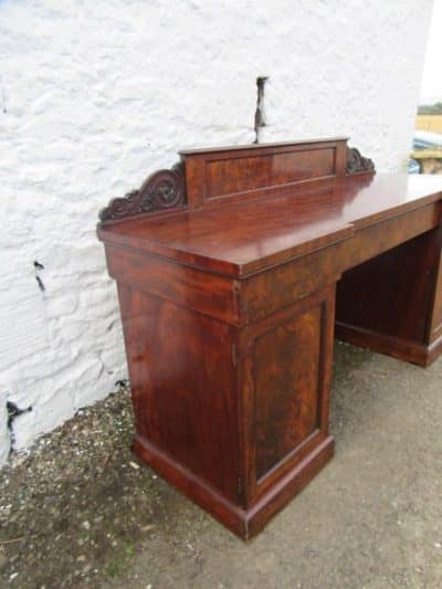 SOLD William 1V Mahogany pedestal sideboard 19th century Antique Sideboards, Dressers. 5