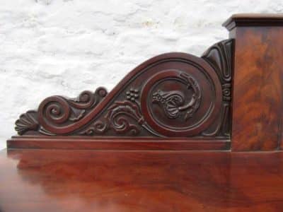 SOLD William 1V Mahogany pedestal sideboard 19th century Antique Sideboards, Dressers. 8