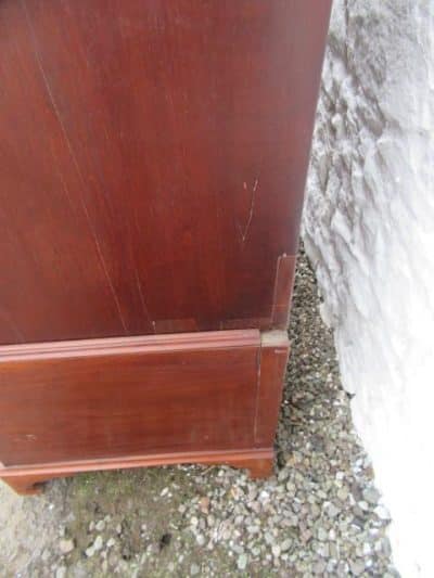 SOLD Georgian inlaid mahogany linen press - Image 6