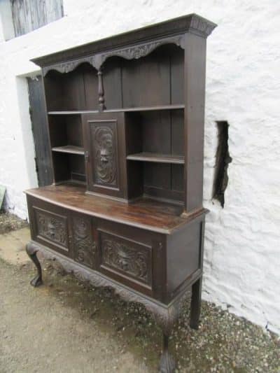 SOLD Victorian carved oak dresser - Image 2