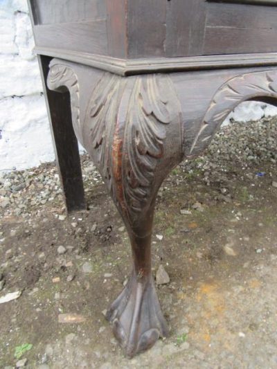 SOLD Victorian carved oak dresser - Image 4