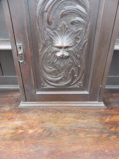 SOLD Victorian carved oak dresser - Image 5