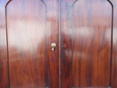 SOLD Victorian combination mahogany wardrobe. - Image 5