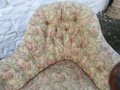 SOLD Victorian rosewood framed chaise lounge. - Image 3