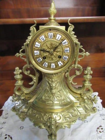 SOLD 19th cent French ornate mantle clock - Image 3