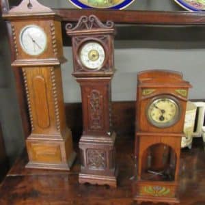 Edwardian Miniature grandfather clocks Antiques Scotland Antique Furniture