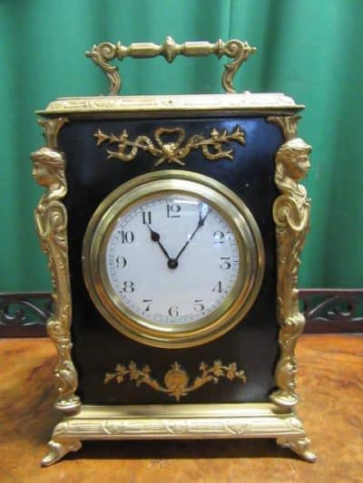 19th century French ormolu bracket clock 19th century Antique Clocks 3