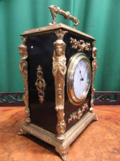 19th century French ormolu bracket clock - Image 2