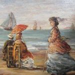 Oil on canvas. Signed; C Sainte Beuve Antiques Scotland Antique Art