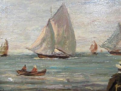 Oil on canvas. Signed; C Sainte Beuve - Image 2