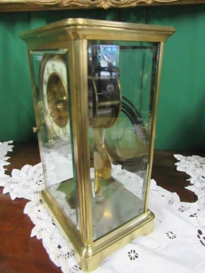 SOLD  Edwardian four glass mantle clock - Image 3