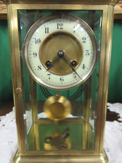 SOLD  Edwardian four glass mantle clock Antiques Scotland Antique Clocks 6