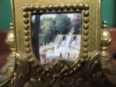 SOLD French Sevres style clock garniture - Image 7