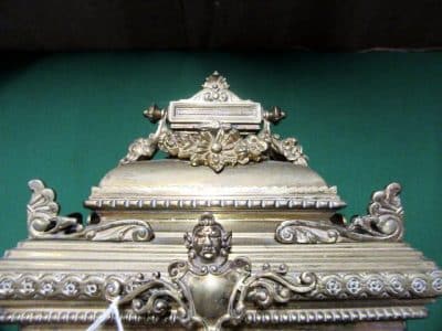 SOLD Victorian Ornate brass bracket clock - Image 5