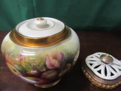 SOLD Worcester Pot Pourri by George Moseley Antiques Scotland Antique Art 5